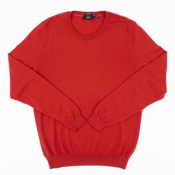 Hugo Boss Other - Hugo Boss Slim-Fit Extra Fine Merino Sweater Men's Medium Red